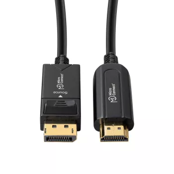 Microconnect DP-HDMI-2000V1.4OP Videokabel-Adapter 20 m DisplayPort HDMI Typ A (Standard) Schwarz