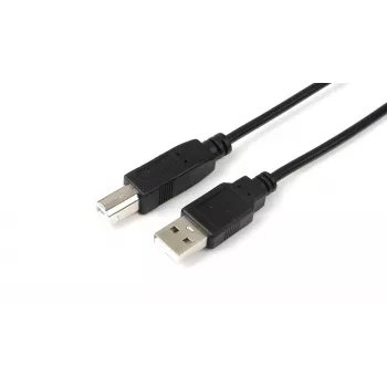 Microconnect USBAB05B USB-Kabel USB 2.0 0,5 m USB A USB B Schwarz