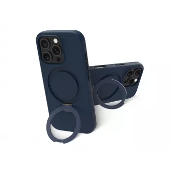 dbramante1928 Iceland Ultra D3O MagSafe Rückseitenabdeckung mit Kickstand, iPhone 16 Pro Max, Blau