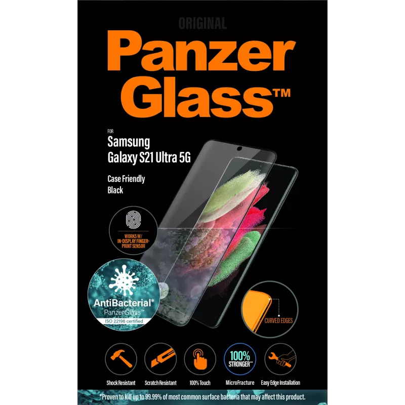 Bildschirmschutzglas PanzerGlass Samsung Galaxy S21 Ultra 5G