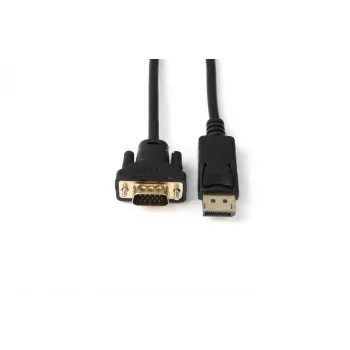 Microconnect DP-VGA-MM-300 DisplayPort-auf-VGA-Kabel, 3 m, Schwarz