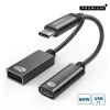 Video-Kabeladapter Microconnect MC-USBC-CFAF 0,13 m Stecker auf Buchse