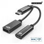 Video-Kabeladapter Microconnect MC-USBC-CFAF 0,13 m Stecker auf Buchse