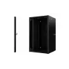 Lanview RWP20U45BL-D Rack-Schrank 20U Wandmontage-Rack Schwarz
