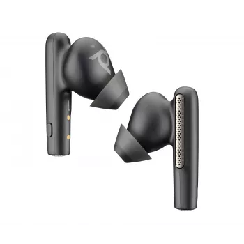 HP Poly Voyager Free 60 UC Carbon Schwarz Earbuds +BT700 USB-C Adapter +Basis-Ladeetui