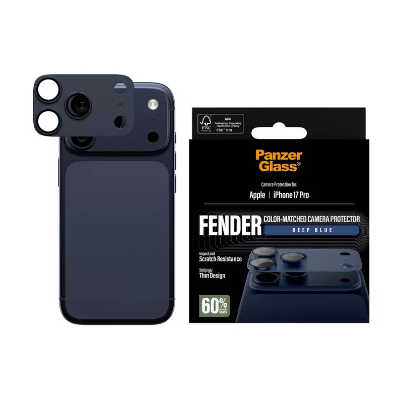 PanzerGlass Fender Deep Blue Kameraschutz für iPhone 17 Pro