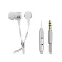 Esperanza EH161W Zipper In-Ear-Kopfhörer mit Mikrofon, Weiß