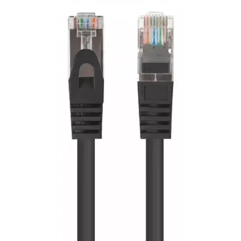 Lanberg PCF6-20CC-0025-BK Cat.6 FTP Patchkabel, 0,25 m, Schwarz, 10er-Pack