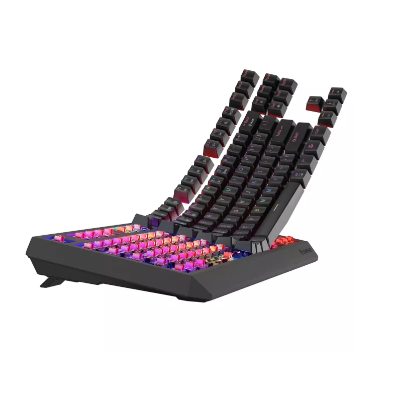 GENESIS Thor 230 TKL Tastatur Gaming USB + RF Wireless + Bluetooth QWERTZ Schwarz
