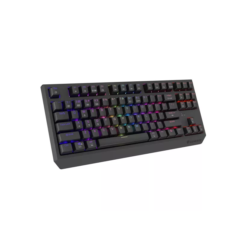 GENESIS Thor 230 TKL Tastatur Gaming USB + RF Wireless + Bluetooth QWERTZ Schwarz