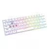 Savio WHITEOUT X2 RED Gaming-Tastatur USB QWERTY Mechanisch 61 Tasten
