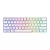 Savio WHITEOUT X2 RED Gaming-Tastatur USB QWERTY Mechanisch 61 Tasten