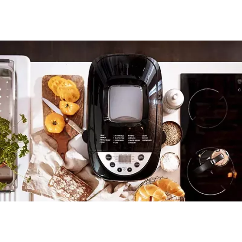 Brotbackautomat Mesko Home MS 6022 850 W Schwarz Digitaler Timer