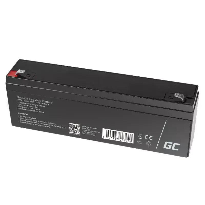 UPS-Batterie Green Cell AGM18 12V 2,3Ah