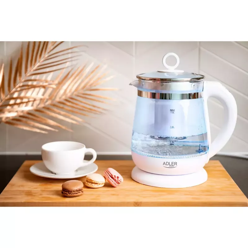 Wasserkocher Adler AD 1299 1,5 L 1850 W Weiß