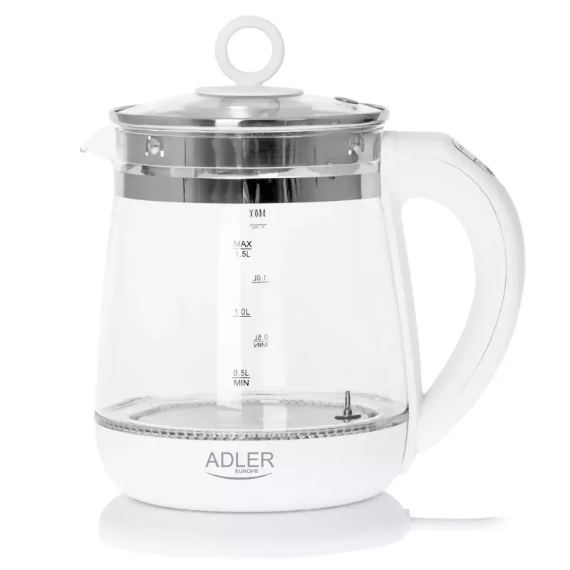 Wasserkocher Adler AD 1299 1,5 L 1850 W Weiß