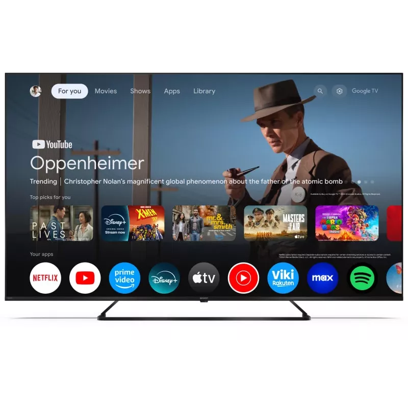 Sharp 50HP6265E TV 127 cm (50 Zoll) 4K Ultra HD Smart-TV Wi-Fi Schwarz