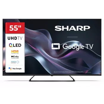 Sharp 55HP6265E TV 139,7 cm (55 Zoll) 4K Ultra HD Smart-TV Wi-Fi Schwarz