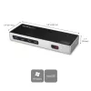 StarTech.com USB-C & USB-A Dock - Dual-Monitor 4K 60Hz Dock DisplayPort + HDMI - Hybride USB 3.0 Dockingstation für USB-C- oder USB-A-Laptops - 6x USB Typ-A, GbE - USB 3.1 Gen 1 - Mac/Windows