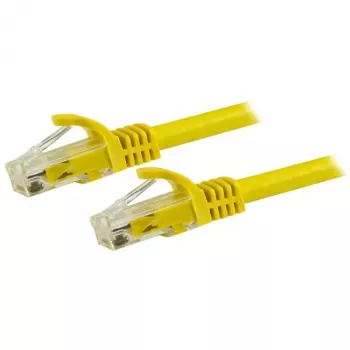 StarTech.com 7,5m CAT6 Ethernet-Kabel - Gelb CAT 6 Gigabit Ethernet Kabel - 250MHz 100W PoE RJ45 UTP Netzwerk-/Patchkabel rastnasenfrei mit Zugentlastung einzeln getestet