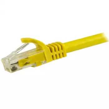 StarTech.com 7,5m CAT6 Ethernet-Kabel - Gelb CAT 6 Gigabit Ethernet Kabel - 250MHz 100W PoE RJ45 UTP Netzwerk-/Patchkabel rastnasenfrei mit Zugentlastung einzeln getestet