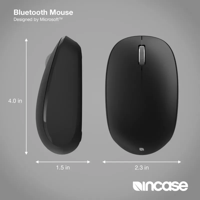 Incase Designed by Microsoft Bluetooth-Maus Travel Ambidextrous