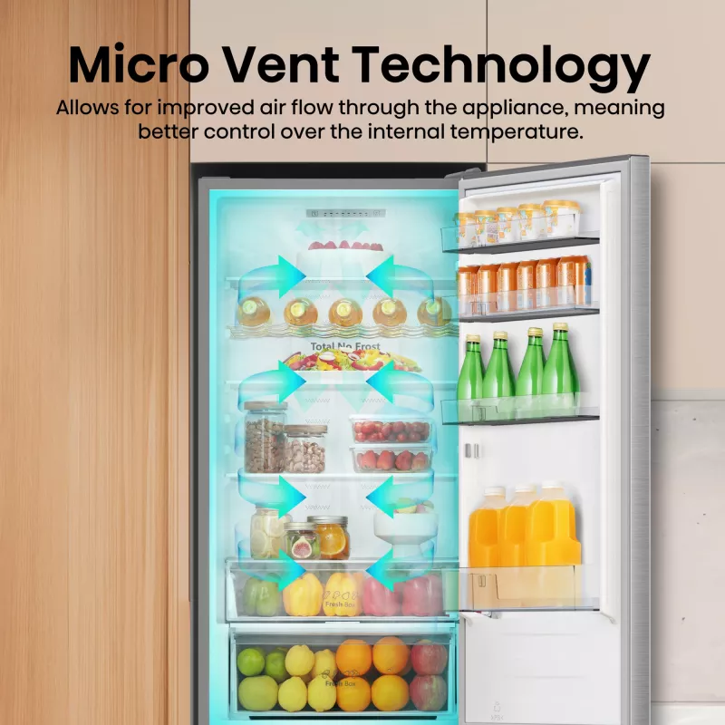 Hisense RB440N4ACA Freistehend 336 L Edelstahl