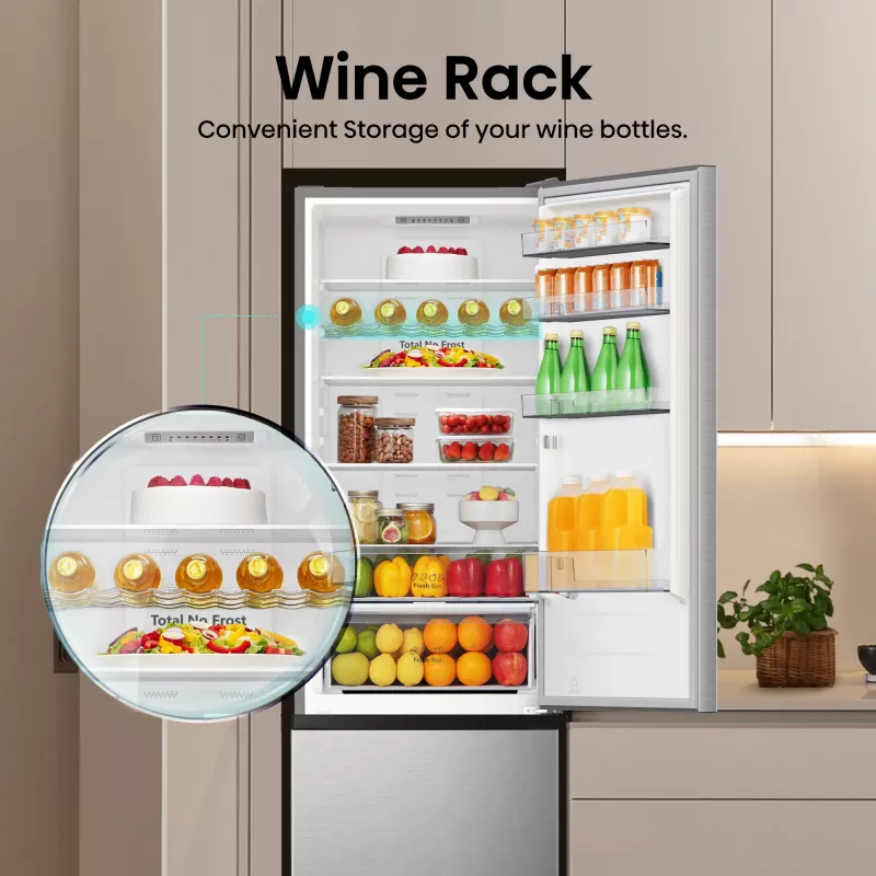 Hisense RB440N4ACA Freistehend 336 L Edelstahl