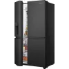 Hisense RS818N4TFC Side-by-Side-Kühlschrank Freistehend 632 L Schwarz, Edelstahl