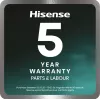 Hisense RS818N4TFC Side-by-Side-Kühlschrank Freistehend 632 L Schwarz, Edelstahl