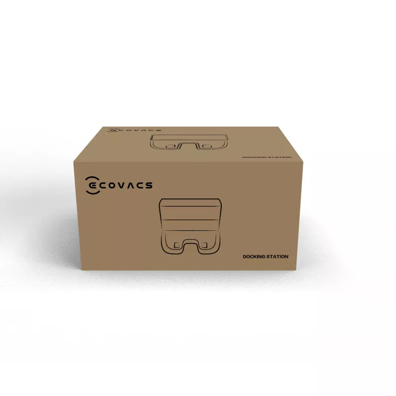 Ladestation Ecovacs D-CD01-2051 für Saugroboter, kompatible Modelle, schwarz/weiß