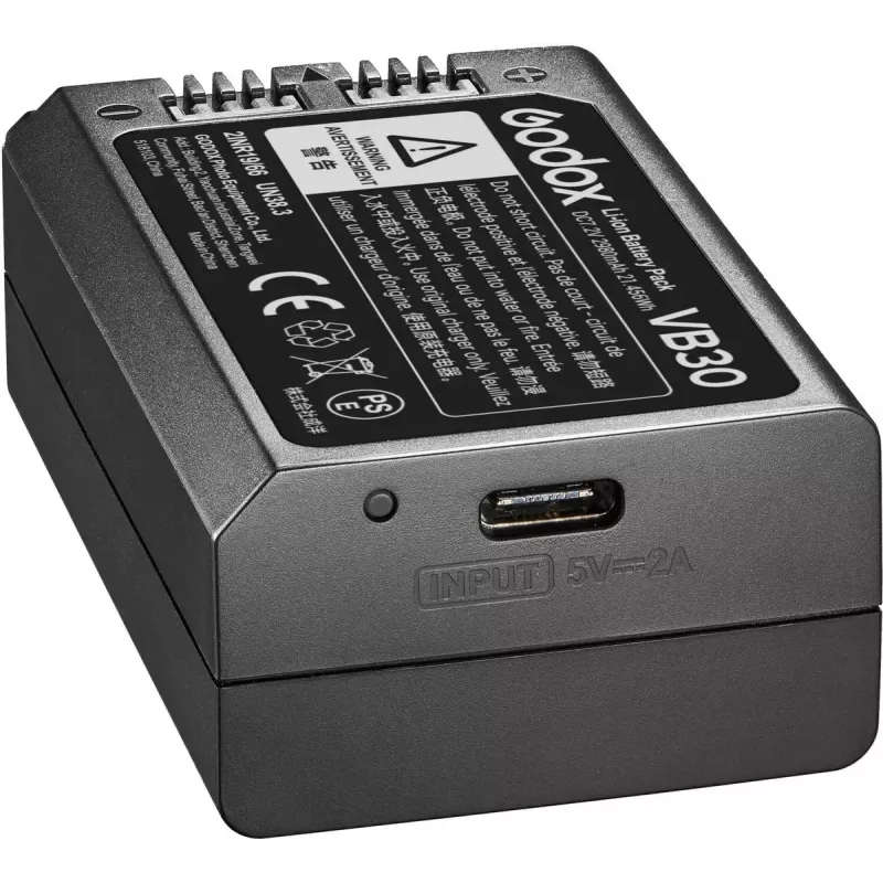 Camcorder-Blitz Godox V1Pro Schwarz 1,5 s Recyclingzeit