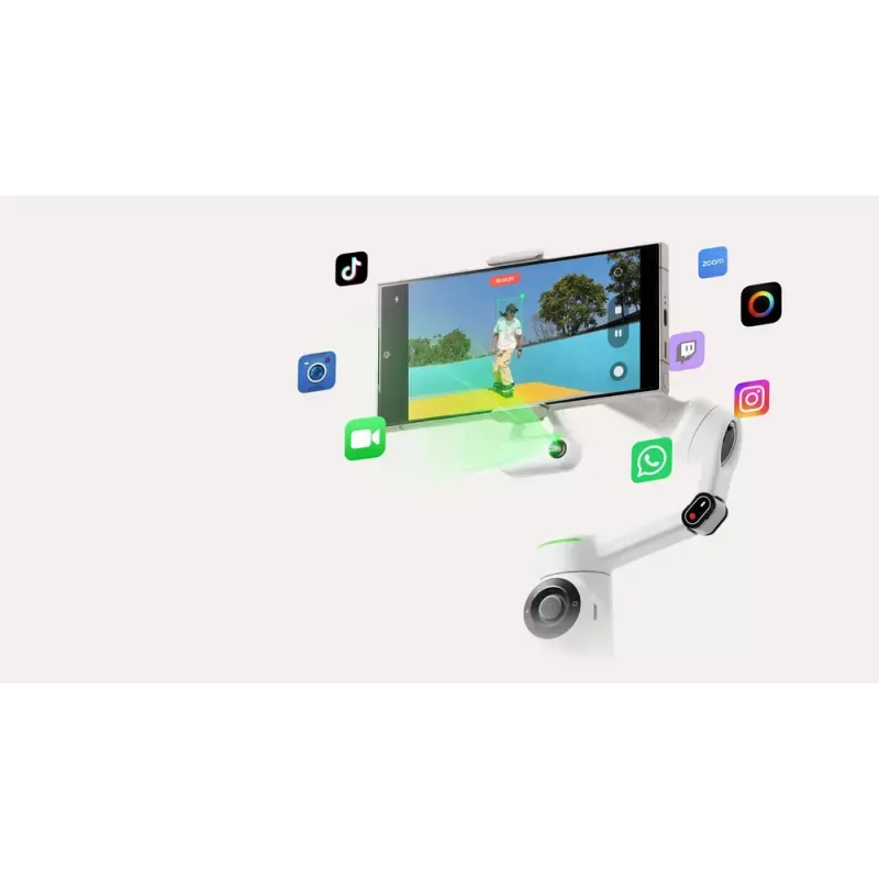 Smartphone-Kamerastabilisator Insta360 Flow 2 Pro Creator Bundle 360°-Rotation
