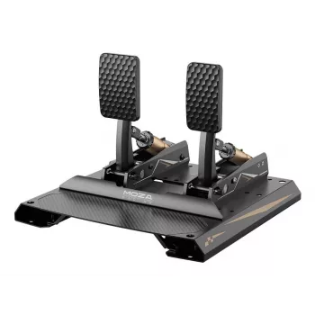 Moza Racing CRP2 Pedale (Gas+Bremse), Pedal, Schwarz, Kohlefaser, Stahl, 15 - 23°
