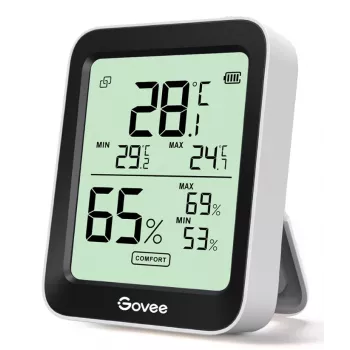 Govee H5075 Innenraum Temperatur- & Feuchtigkeitssensor Freistehend Kabellos