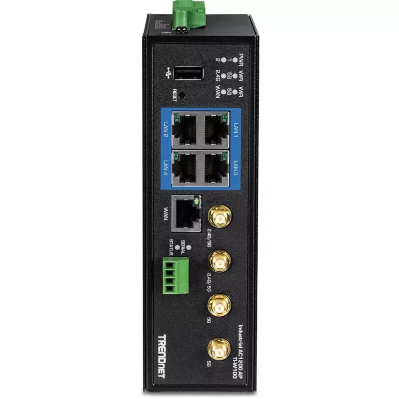 TRENDnet TI-W100 Dualband-WLAN-Router, 4-Port-Switch
