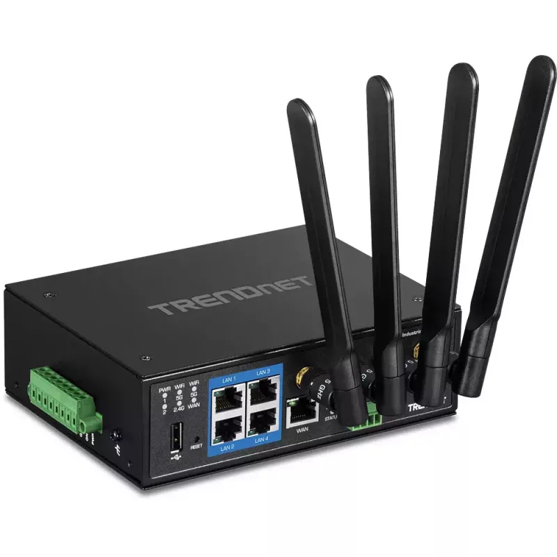 TRENDnet TI-W100 Dualband-WLAN-Router, 4-Port-Switch
