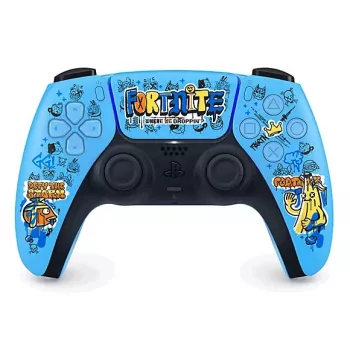 Gamepad Sony DualSense Wireless PlayStation 5 Controller — Modell 9593973, blau, Fortnite-Design, Bluetooth/USB, batteriebetrieben