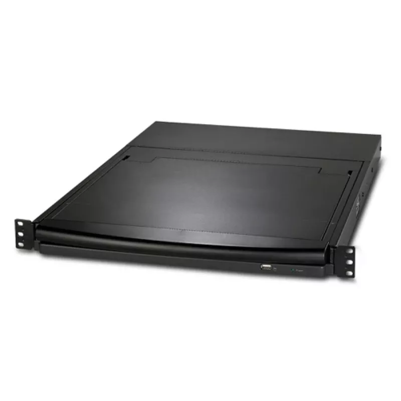 APC 17 Zoll Rack-LCD-Konsole mit integriertem analogem 8-Port-KVM-Switch