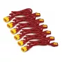 APC Stromkabel-Set (6 Stk.), Verriegelung, C13 auf C14, 1,2 m, Rot, 1,22 m, C13 Kupplung, C14 Kupplung
