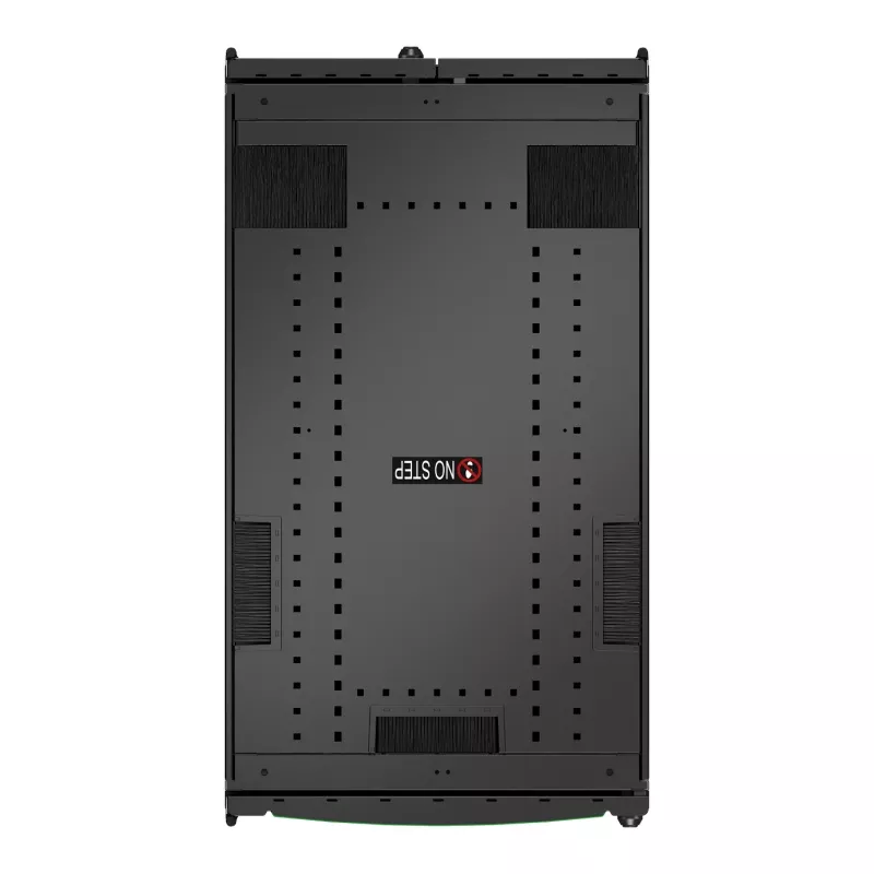 APC NetShelter SX Server Rack Gen 2, 45U, 2124H x 600W x 1070D mm, mit Seitenwänden, Schwarz