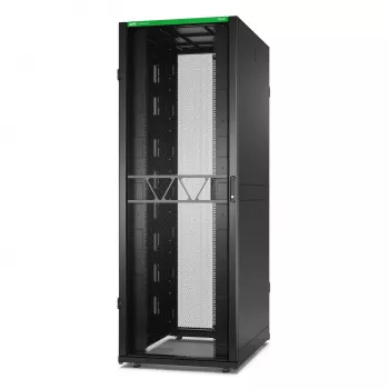 APC NetShelter SX Server Rack Gen 2, 48U, 2258H x 800W x 1200D mm, mit Seitenwänden, Schwarz