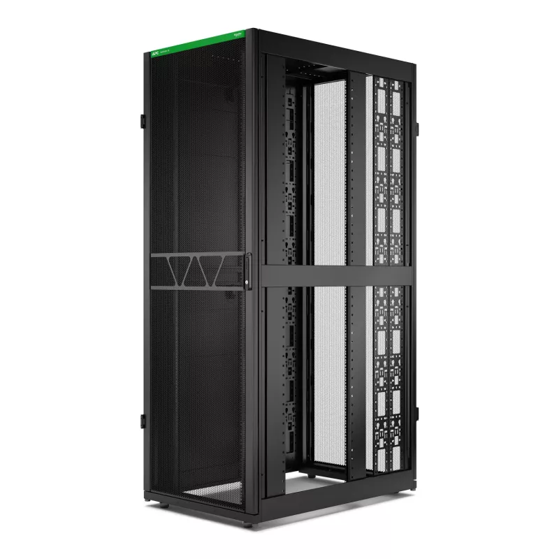 APC NetShelter SX Server Rack Gen 2, 48U, 2258H x 800W x 1200D mm, mit Seitenwänden, Schwarz