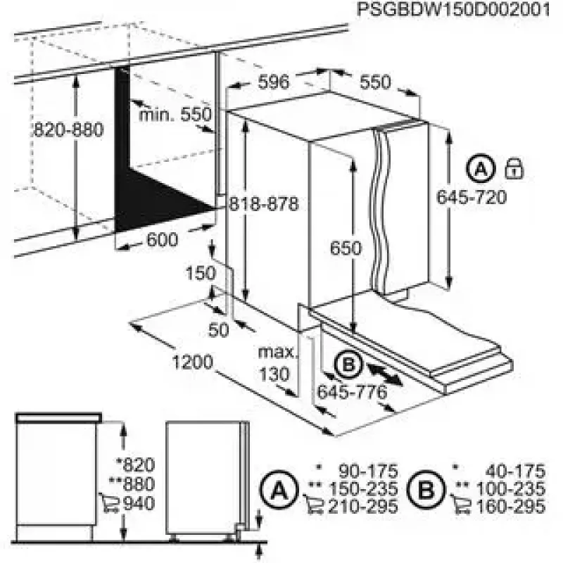 Einbau-Geschirrspüler Electrolux SatelliteClean EEM48300L, 14 Maßgedecke, 46 dB