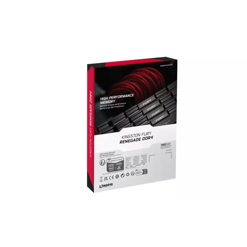 Kingston Technology FURY 16GB 3200MT/s DDR4 CL16 DIMM 1Gx8 Renegade Schwarz