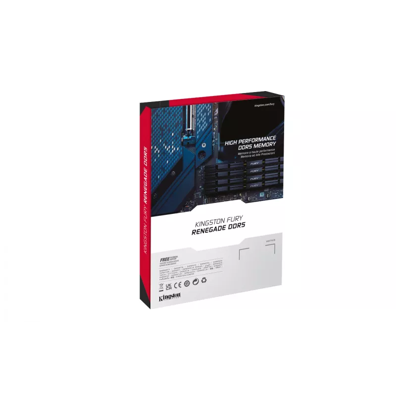 Kingston Technology FURY 48GB 8400MT/s DDR5 CL40 CUDIMM (Kit mit 2) Renegade Silber XMP