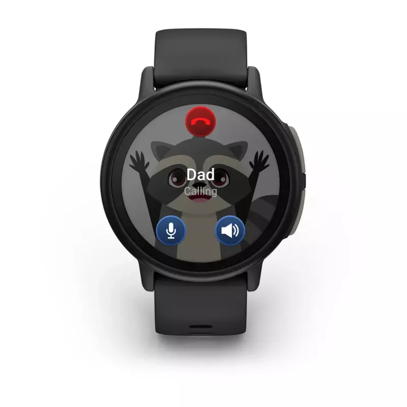Garmin Bounce 2 Kinder-Smartwatch, 1,2 Zoll AMOLED, GPS, Wi-Fi, LTE, Slate Grey (010-03399-00)