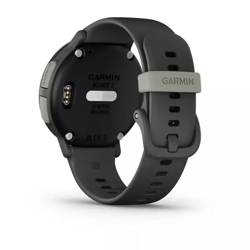 Garmin Bounce 2 Kinder-Smartwatch, 1,2 Zoll AMOLED, GPS, Wi-Fi, LTE, Slate Grey (010-03399-00)