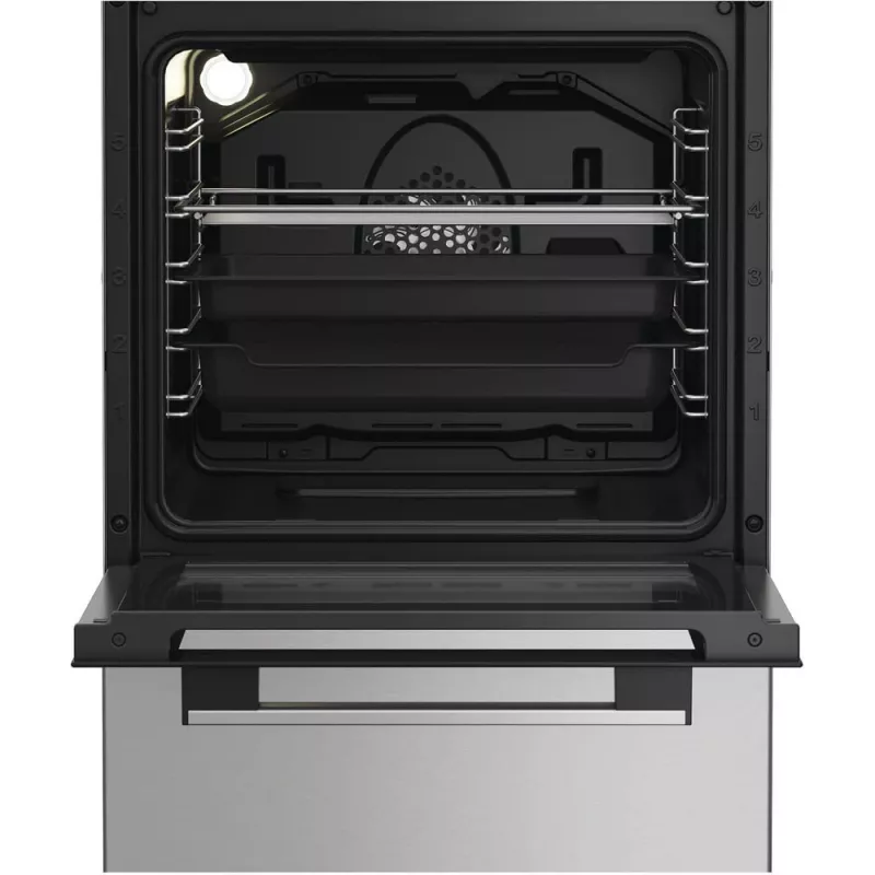 Whirlpool W5G8LMX Freistehender Herd Elektro Gas Edelstahl