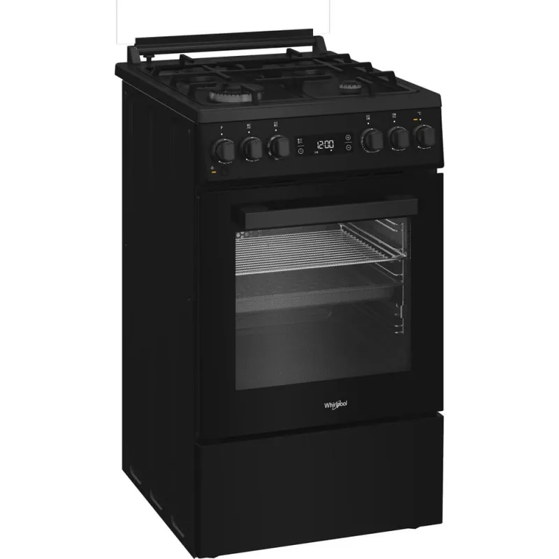 Whirlpool W5G8LMSWTB freistehender Herd Elektro Gas Schwarz